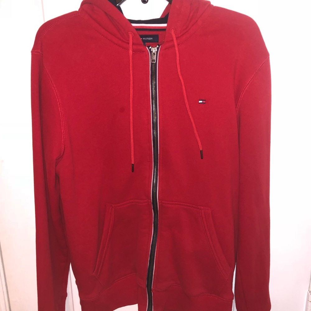 TOMMY HILFIGUR ZIP UP HOODIE SIZE :M